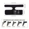 2 Pcs Ankle Holster for Concealed Carry, Elastic Deep Concealment Leg Holsters with Magazine Pocket Pouch for Men and Women
