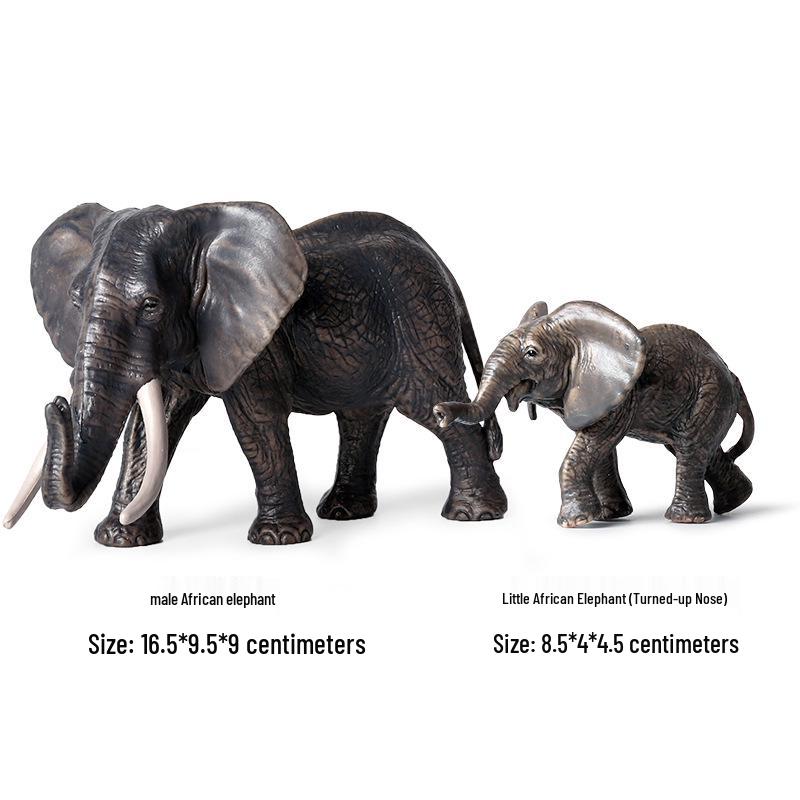 Animal Model Set: Lion, Tiger, Elephant, Panda, Giraffe, Hippo, Rhino, Sheep