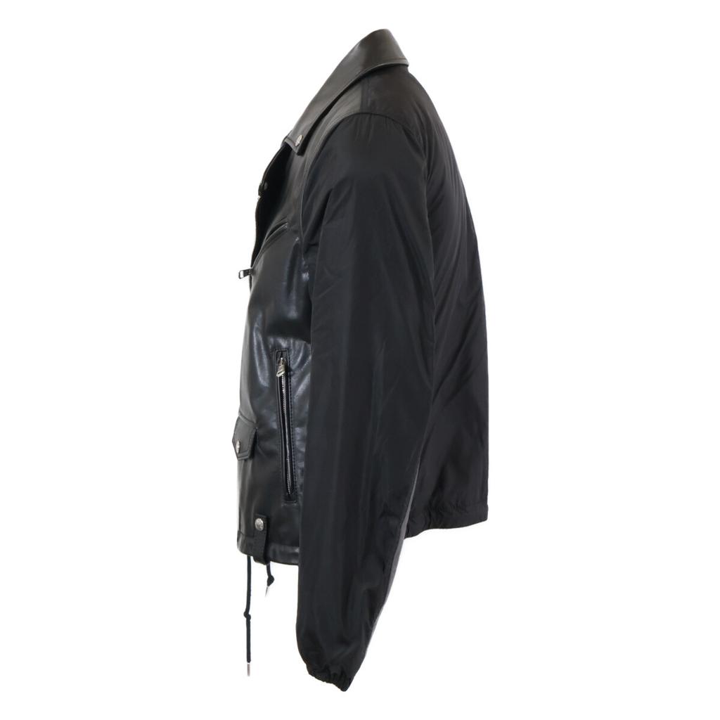 Moncler [Excellent Condition] B20914081680 MASSART Leather/Down Jacket Jacket 2 blackUsed
