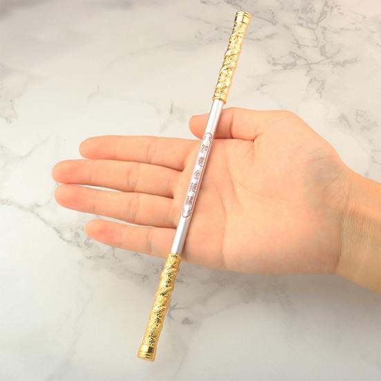 

4 шт./компл. Укун Золотая дубина грабли посох набор резное Путешествие на Запад персонаж оружие Руи Цзиньгу Банг Monkey King Bar Золотой обруч палка модель 15cm A