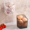 1 Pcs Kitchen Garlic Ginger And Onion Transparent Storage Basket Wall-Hanging Small Wall-Mounted Storage Box Storage Rack