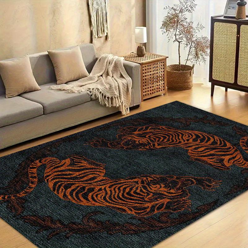 

Soretro Tiger Pattern Mat Christmas Decoration, Suitable for Living Room Bedroom Balcony Machine Washable Indoor Outdoor Mat 50x80cm