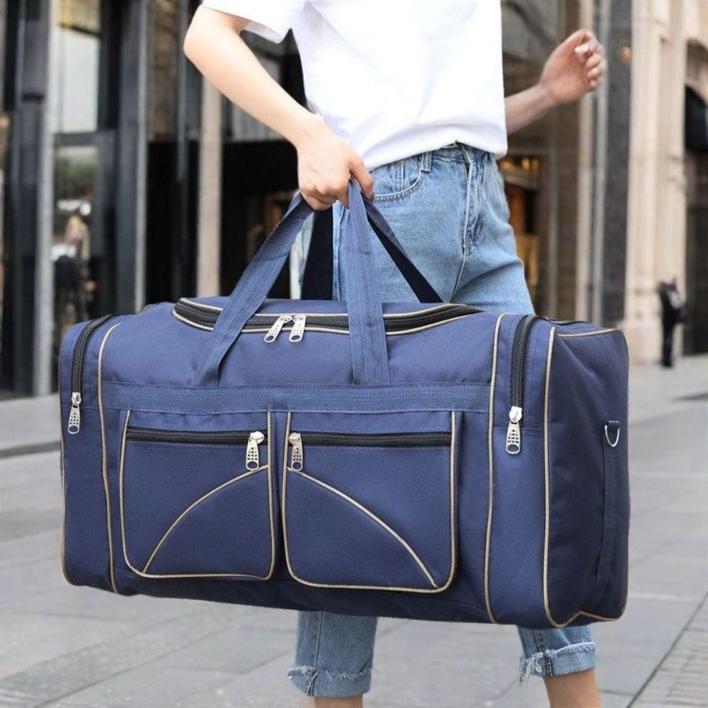 Waterproof Travel Duffel Bag Oxford Cloth Large Travel Bag Outdoor Sports Bag  Long Distance Travel