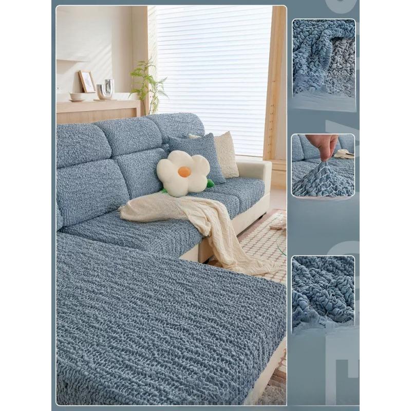 

Эластичный чехол для дивана-погремушки, универсальный универсальный кремовый чехол для дивана, устойчивый к царапинам 65-85cm*65-85cm