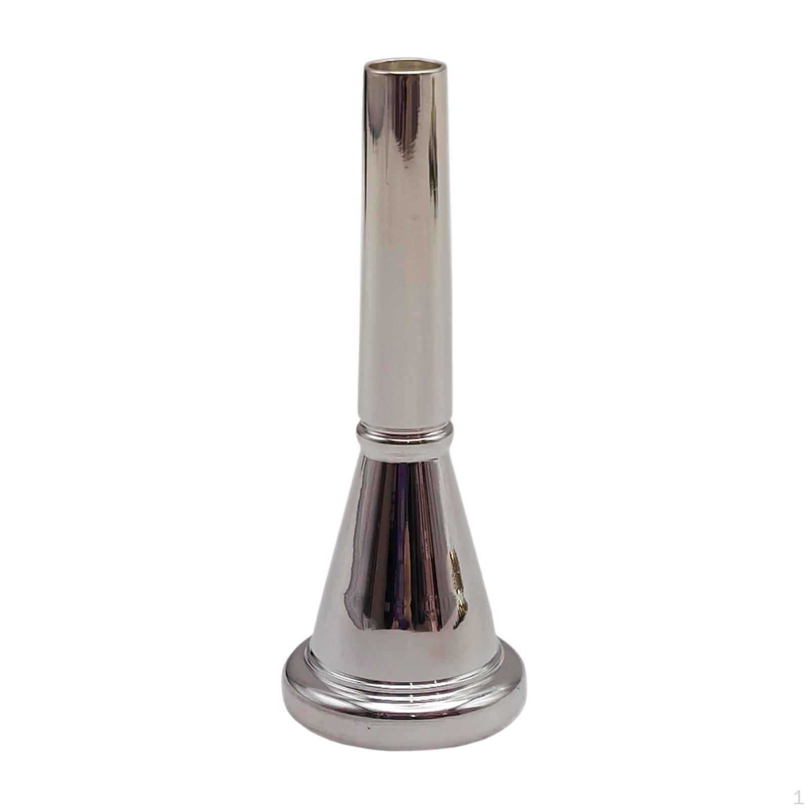 French Mouthpiece Brass Instrument Musical Accessory for Beginners серебряный