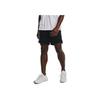 Under Armour Solid Color Logo Letter Print Straight Leg Sports Shorts Men shorts Black 1373414-001