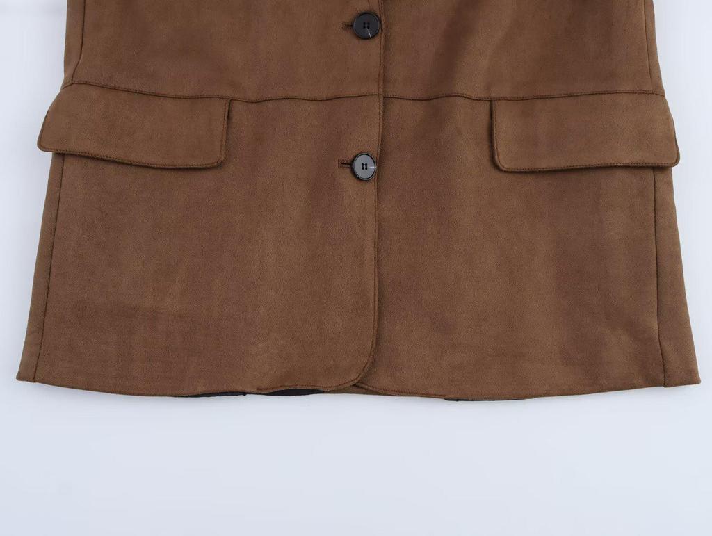 2025 Spring Women's European & American Fashion Straight-Cut Suit Jacket & Trousers