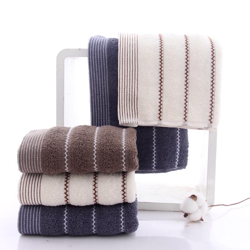 Soft, Absorbent Cotton Face Towel: Ideal for Men & Women, Embroidered Logo, Perfect for Adults