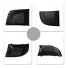 For Fiat 500 2007-2015 Front Bumper Trim Strip Left & Right Side Cover Plate Direct Snap-On Installation Exterior Bumper Molding Guard