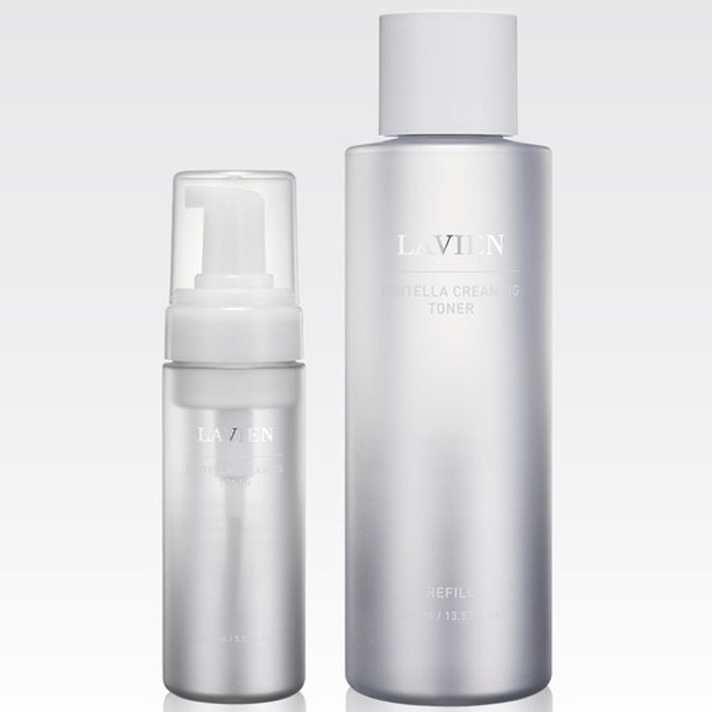 LAVIEN [SET] Centella Creaming Toner 150ml + Refill 400ml [Total 550ml] 150ml+400ml
