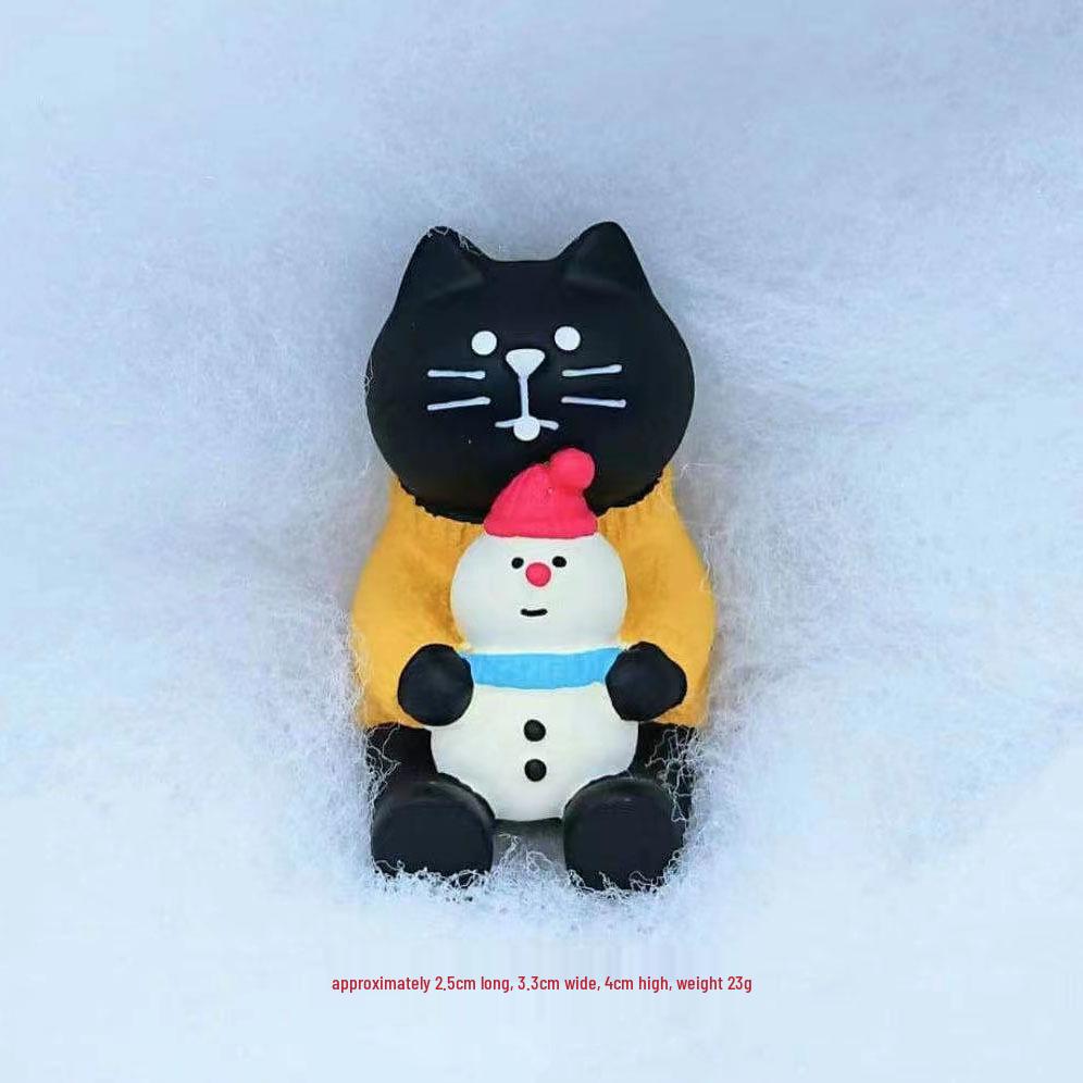 Creative Japanese INS ZAKKA Resin Crafts: Cute Christmas Ornaments & Gifts