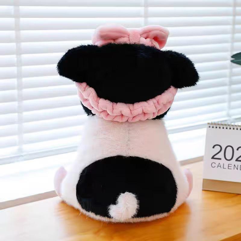 New Style of Little Black Pig Beautiful Doll Pillow Cute Pig Doll Plush Toy Girl Birthday Gift