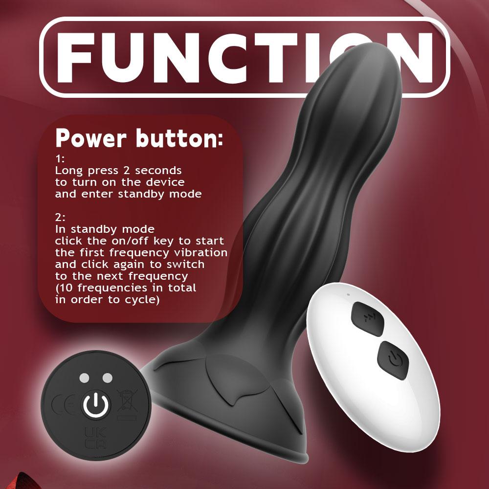 Telescopic Vibrating Butt Plug Anal Vibrator Wireless Remote Sex Toys for Women Ass Anal Dildo Prostate Massager Buttplug