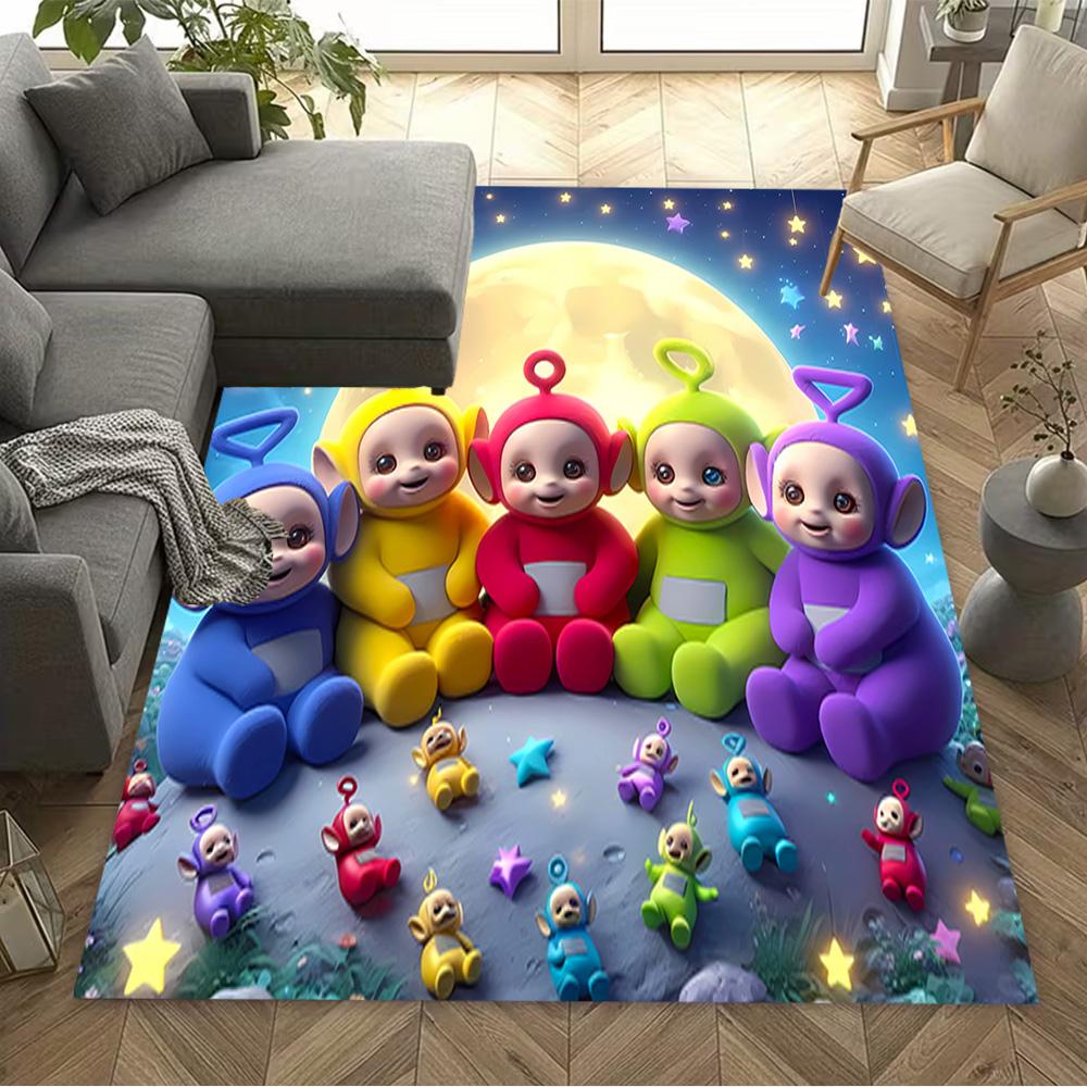 Teletubbies Moon Night Carpet Suitable for Game Room Bedrooms Kitchen Outdoor Antislip Carpet Office home decor Perfect Gift for Women/Men