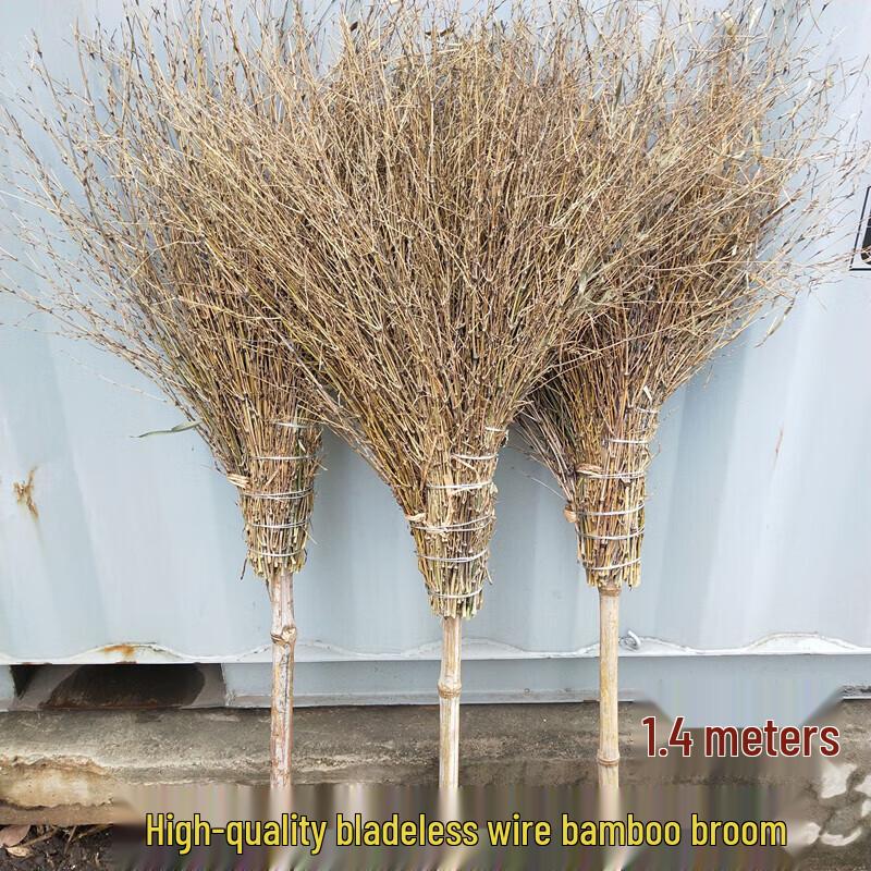 Большая бамбуковая проволочная метла Senyan для улицы