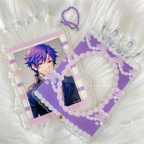 G-Trigger Acrylic Frame, Cake Lavender, Oshikatsu Goods, Card Case, Card Display, Storage