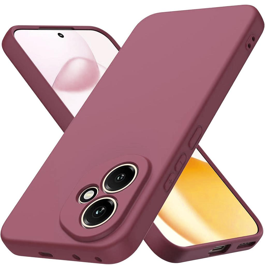 Soft Liquid Silicone Phone Case Anti-Knock Cover For Honor 400 / 400 Pro