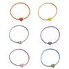 Pack Of 6 Heart Hair Tie Elastic Scrunchies French Hair Scrunchy for Elegant Updos Suitable for Kids Girls