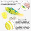Interactive Robot Fish Toys For Cat/Dog,Activated Swimming In Water With Led Light,Swimming Bath Plastic Fish Toy Gift