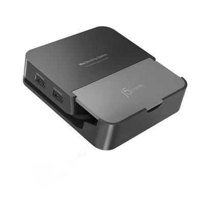 USB Hub J5create JCD624-N Black Grey
