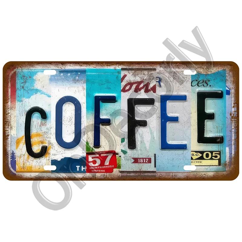 Tin Sign Plate Home Decor Vintage Metal Sign Funny Poster Tinplate Coffee For Bar Pub Club Man Cave Wall Decoration Wine Beer