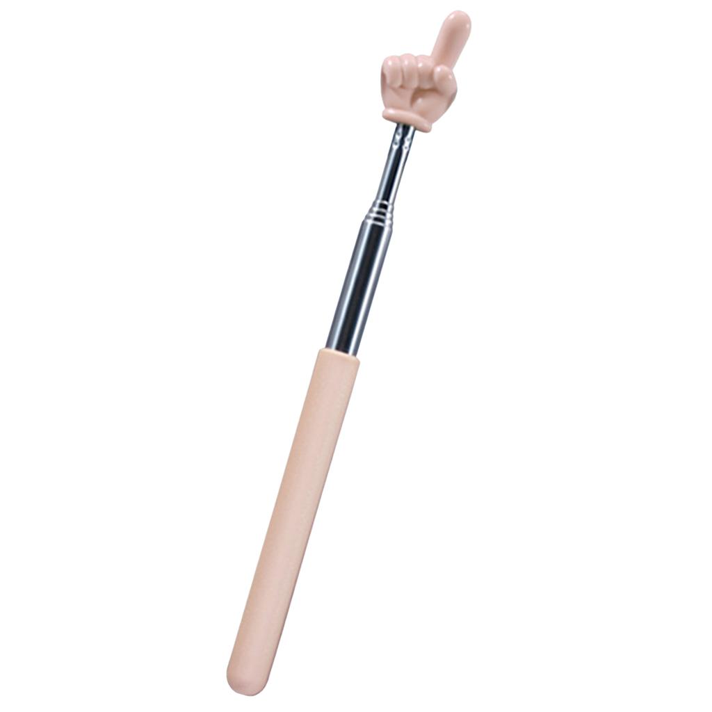 Telescopic Teaching Pole Classroom Indicator Stick For Reading And Learning Creative Finger Shape Teaching Stick School Supplies