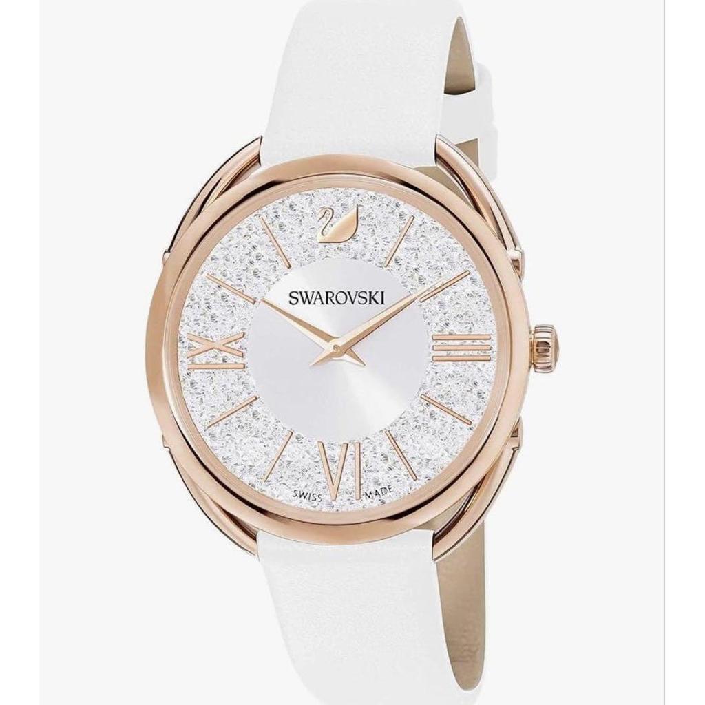 Used [Good condition] SWAROVSKI watch body rose gold white