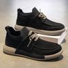 Spring New Small Soft Leather Business Casual One-pedal Comfortable Round Head Fashion Versatile Soft Sole Leather Shoes Men's Shoes