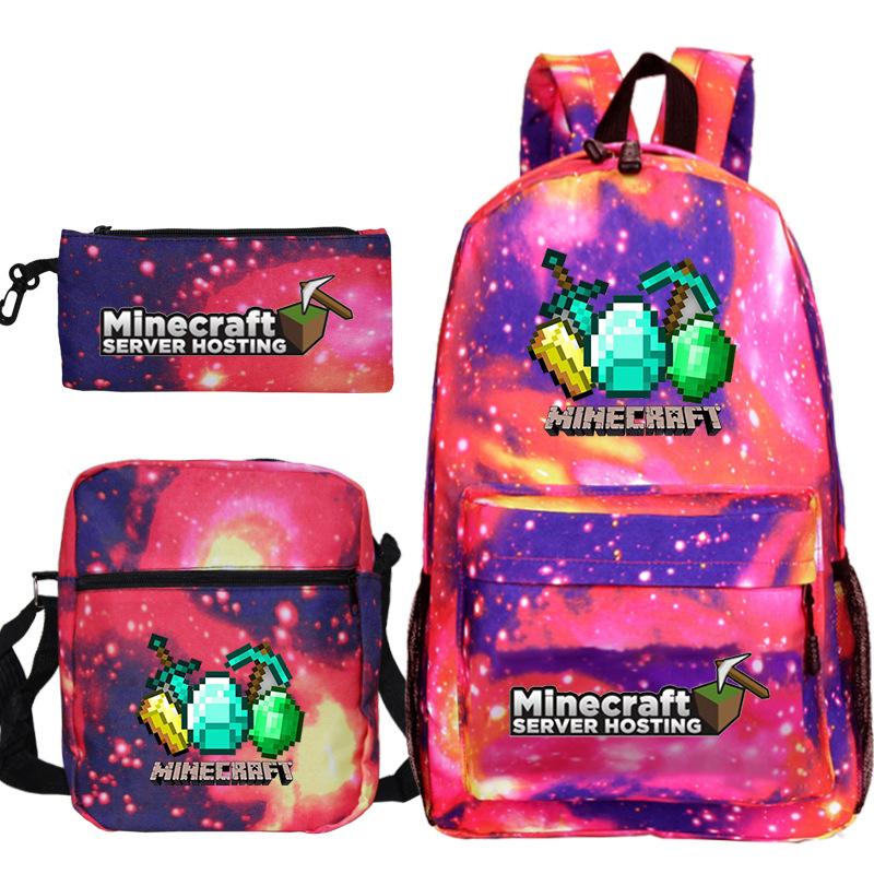 Primary And Secondary School Students Casual Schoolbag Game Merchandise Backpack Set