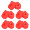 RISK Bicycle Crank Cover Bike Silicone Crank Arm Protector Boot Guard for Bicycle Pedal Shaft Red