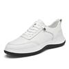 Fashion Genuine Leather Men's Sneakers Comfy Non-Slip Casual Shoes Lace Up Vulcanize Shoes High Quality Tenis Masculino Male Trainers