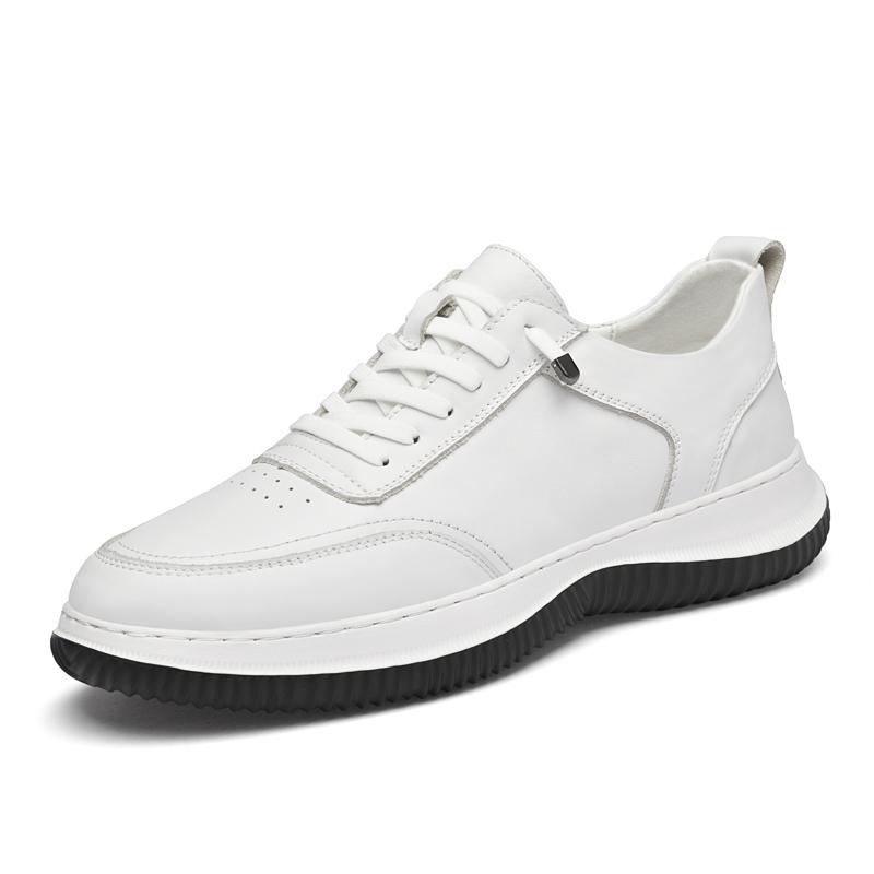 Fashion Genuine Leather Men's Sneakers Comfy Non-Slip Casual Shoes Lace Up Vulcanize Shoes High Quality Tenis Masculino Male Trainers