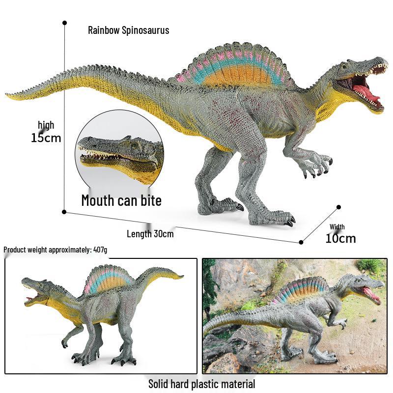 Jurassic Simulation Dinosaur Toys: Spinosaurus, Tyrannosaurus Rex, Mosasaurus