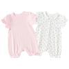 Balabala Newborn Unisex Short Sleeve Romper 2-Piece Set