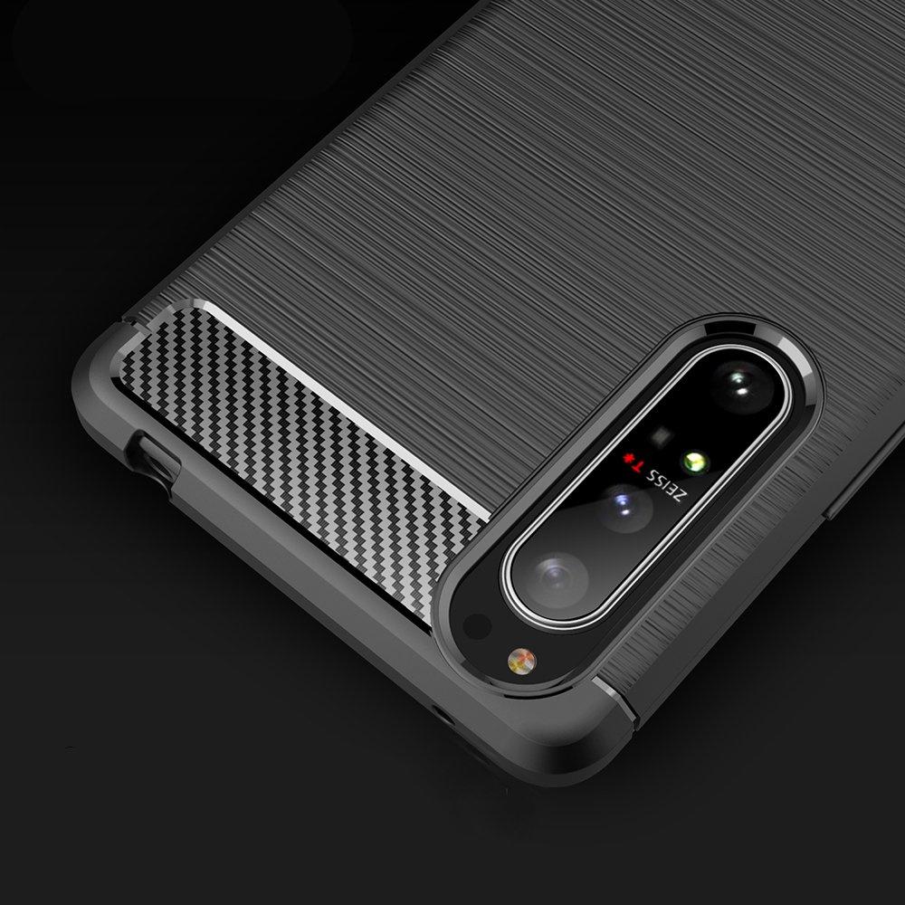 Case for Sony Xperia 1 II, Karbon, black