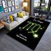 Virgo Constellation Starry Design Suitable As a Non-slip Mat for the Living Room or Bedroom Sofa