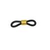 45Pcs Eyeglasses Reading Eyeglass Spectacle Chain Strap Holder Loop Ends Rubber Brass 20mm -
