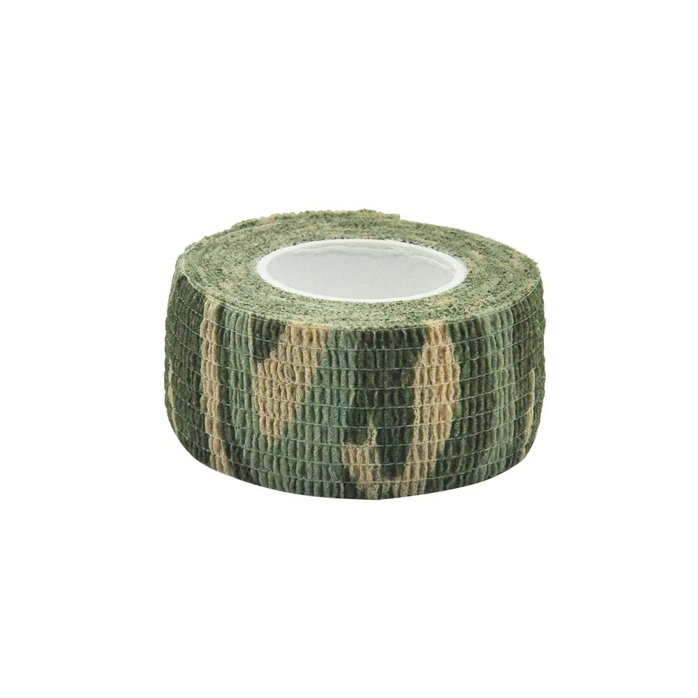 1/12pcs Forest Camouflage Elastic Wrap With Hunting Camouflage Elastic Plastic Sports Knee Pads And Finger Sports Bandages