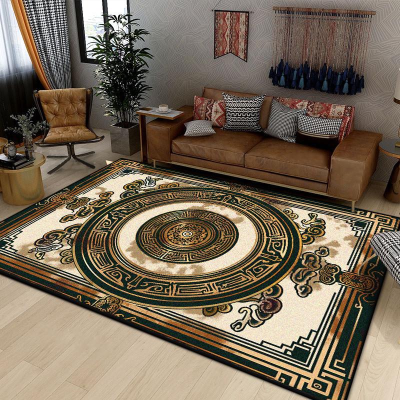 Persian Luxury Carpet for Living Room Boho Decoration Home Sofa Non-slip Large Rugs Bedroom Office Washable Floor Mat Dustproof