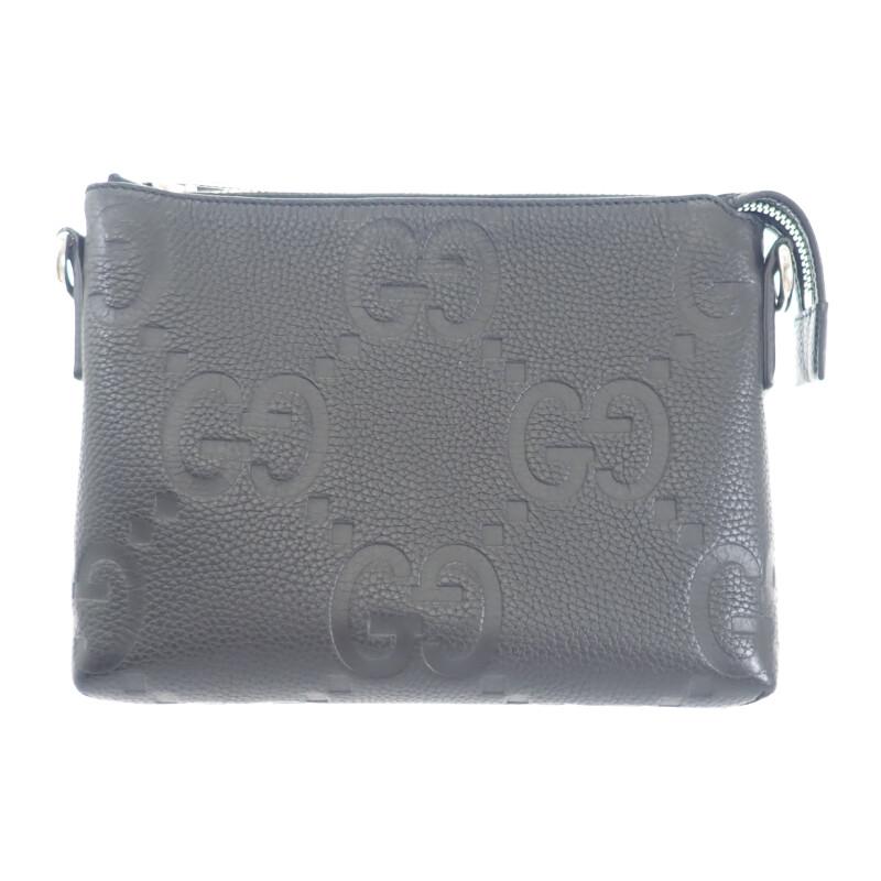 Gucci 761747_AABY7_1000 Shoulder Bag Black Leather Mens