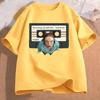 Horror Drama Casual Print Short Sleeve T-shirt - European Size Modal Top
