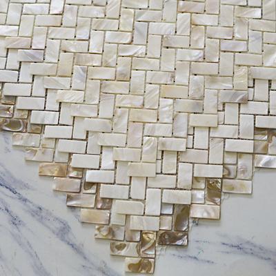 Shell Mosaic Tile Natural White Mother of Pearl Wall Backsplash Bathroom Tiles Fish Scale Sheet Kitchen 917