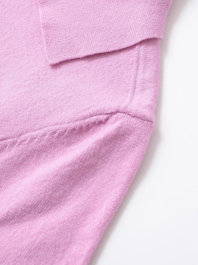 2024 Winter Women's European & American Fashion: Simple Versatile Turn-Down Collar Short Sleeve Knitwear