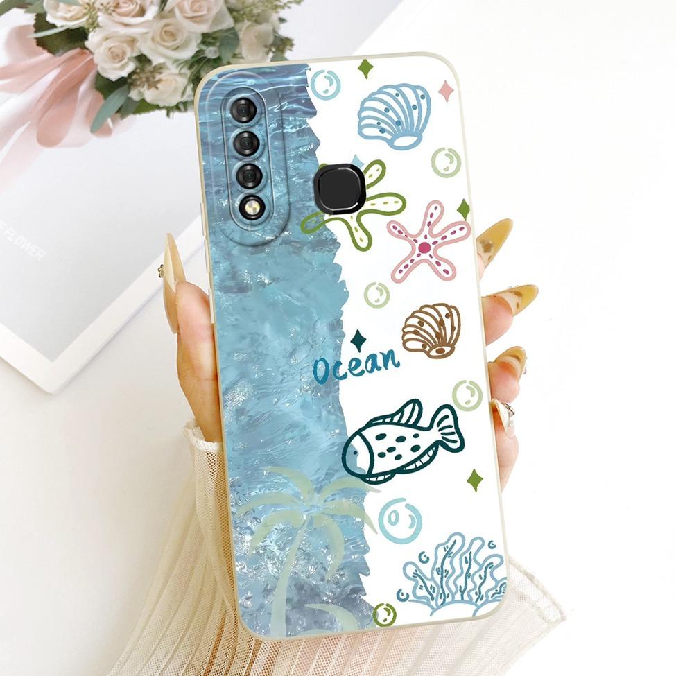 Casing For Infinix Hot S4 Cover Fashion Cartoon Cute Funny Painted Silicone Funda For Infinix X626 X626B X610B Phone Case