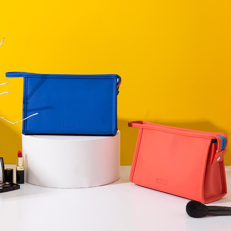 Simple Urban Stylish Design Large Capacity Makeup Bag Portable Pouch Storage