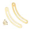 20PCS Copper Lid Support Hinges Brass Spring Box Lid Fixed Hinge Curved Support Hinge  Cabinet