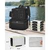 Large Capacity Waterproof Oxford Fabric Fishing Backpack Sea Gear Bait Rods Reels Accessories