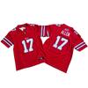 Mens American Football Jersey Short Sleeve Cotton Blend Team Sports Uniform Rugby Practice Casual Wear