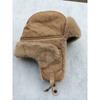 Womens Winter Fleece-Lined Suede Velvet Beanie Hat With Ear Protection Windproof Warm Cycling Skiing