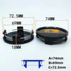 4pcs ABS 74mm Blank Car Wheel Center Caps for BBS BMW VW 65mm Emblem Logo Car Stickers Styling Accessories Rim Hubcap Cover